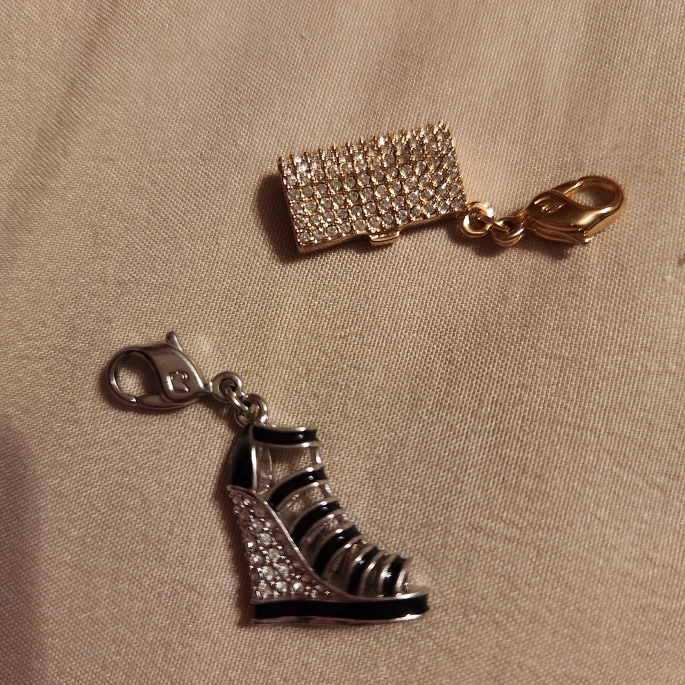 Swarovski Clutch And Shoe Charms